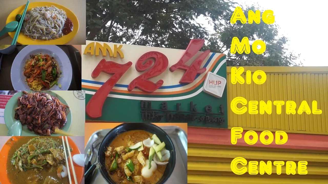 Ang Mo Kio Central Food Centre. Fried Hokkien Prawn Noodle, Ang Mo Kio Char Kway Teow,