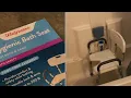 finally EASY ASSEMBLY walgreens bath seat with arms back no tools needed