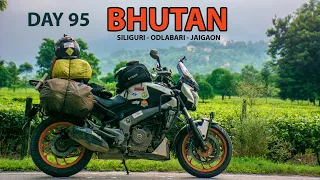 how i entered in bhutan all india ride day 95