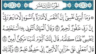 HD الجزء 13 من القران الكريم في نصف ساعة للمطالعة من الحاسوب أو الموبايل 