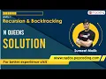 N Queens - Solution Recursion Data Structures and Algorithms in JAVA