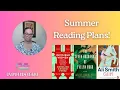 Summer Reading Plans 2026