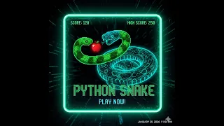 Snake Game in Python Python Program University Project