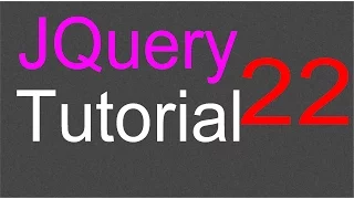 JQuery Tutorial for Beginners - 22