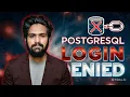 How to Fix PostgreSQL Login Issues and Connection Denied Errors