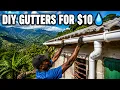 DIY Rainwater Gutter from PVC Pipes in Haiti Step-by-Step Guide Grown in Haiti