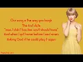 OUR SONG - TAYLOR SWIFT (Lyrics)