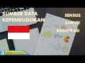 Download Lagu Geografi Kelas XI (22) Sumber Data Kependudukan di Indonesia | Sensus, survei, registrasi penduduk