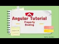 Chapter 9 Angular Property Binding Angular Tutorial Series