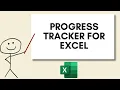 How to Create a Simple Progress Tracker for Excel