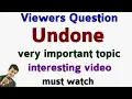 Use of undone how to use undone in English undone im sentences Learn English Speaking Course