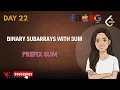 Binary Subarrays With Sum LeetCode 930 Prefix Sum HashMap Explained DSA Interview