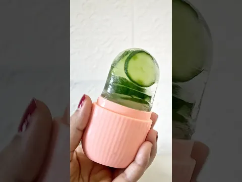 Cucumber Ice Facial at Home! ❄️🧊 Glowing Skin in 30 Days