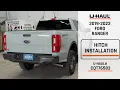 2019-2023 Ford Ranger U-Haul Trailer Hitch Installation CQT76583