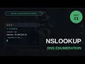 NSLOOKUP for Hackers DNS Enumeration Explained Recon Footprinting