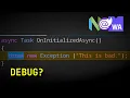 nvim C debugging blazor WASM projects