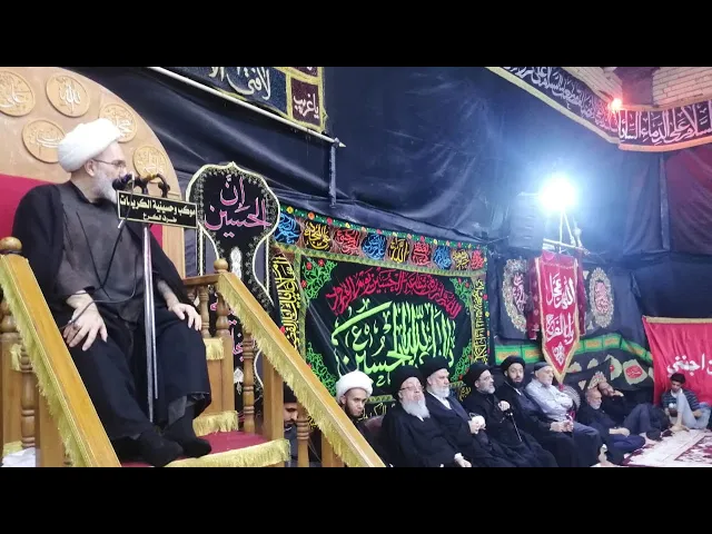 ⁣الجزع على الحسين عليه السلام بصوت خطيب كربلاء الدكتور الشيخ إبراهيم العاملي - مجلس المرجع الغريفي
