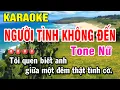 Lagu Karaoke Người Tình Không Đến Tone Nữ Nhạc Sống ( Am ) Huỳnh Lê