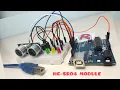 ULTRASONIC DISTANCE SENSOR HC-SR04 WITH ADRDUINO DISTANCE SENSOR PROJECT TURORIAL ARDUINO PROJECTS