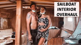 THE DESTRUCTION PHASE! | Sailboat Refit 2, Ep 207