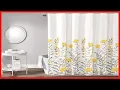 Lush Decor Yellow and Gray Aprile Shower Curtain 72 x 72