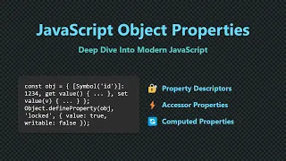 JavaScript Object Properties Deep Dive into Data Accessors Hindi