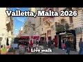 Live Walk in Valletta Malta 2026