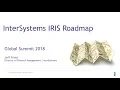 InterSystems IRIS Roadmap