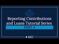 Reporting Contributions and Loans Tutorial Series - Part 4 Miscellaneous Receipts