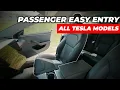Passenger Easy Entry For All Tesla Models
