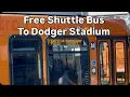 How To Ride The Free Shuttle Bus To Dodger Stadium - Dodger Stadium Express