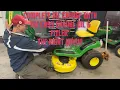 How to A Complete oil change with the Easy Change Oil Filter John Deere Riding Lawnmower S120