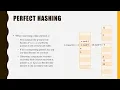 Data Structures Module 4 Hash Table Part 8 Perfect Hashing
