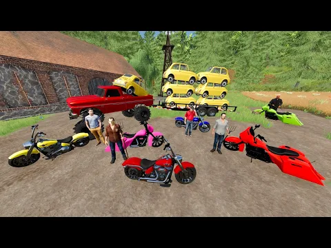 Download MP3 Motorcycle Crew Chases Car Thief | Farming Simulator 22