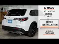 2023-2026 Honda HR-V U-Haul Trailer Hitch Installation CMF11640