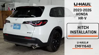 2023-2026 Honda HR-V U-Haul Trailer Hitch Installation CMF11640