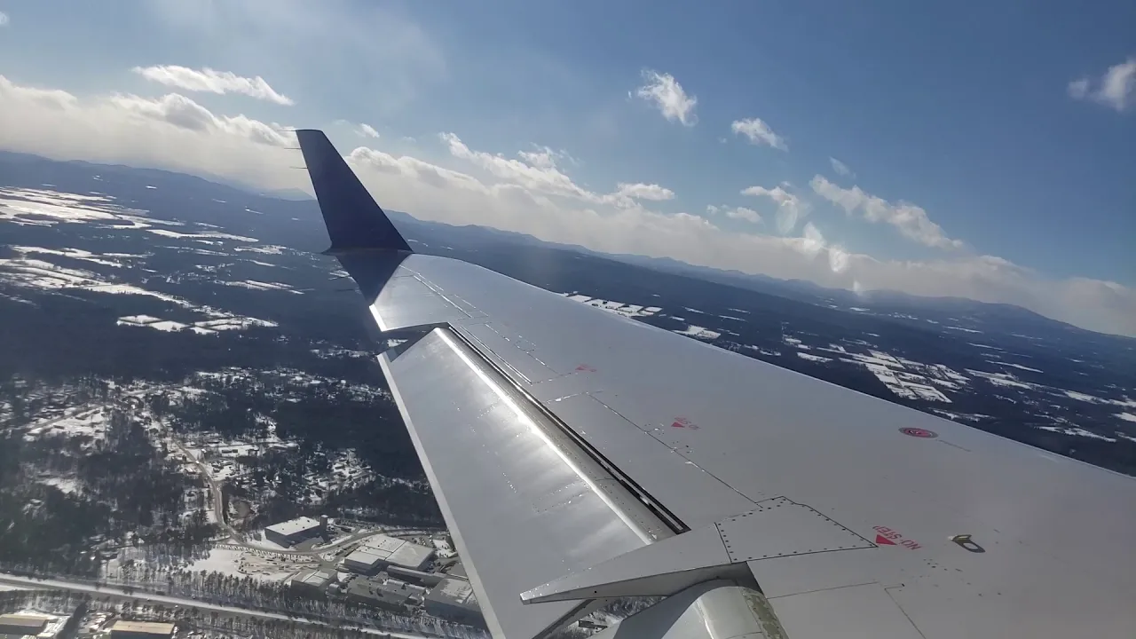 Allegiant Flight 852: Airbus A320 Takeoff from St. Pete, FL, In flight and land in Plattsburgh, NY