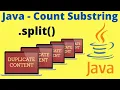 Java - How Java Split Works Count The Number Of Substrings Example Code Demo InterviewDOT