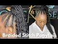 Stitch ponytail How to do a Stitch Braided Ponytail