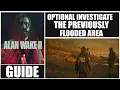 Optional Investigate the Previously Flooded Area - Alan Wake 2