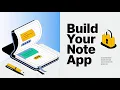 Build a Note Password Manager App HTML CSS JS