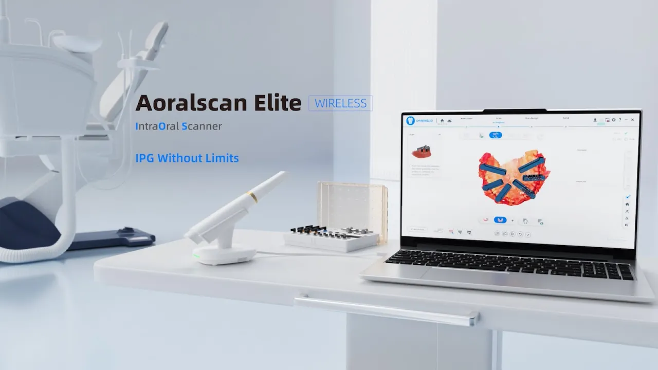 SHINING3D Aoralscan Elite Wireless animation