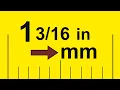 How to Convert 1 Inches to Millimeters