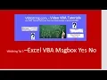 VBAString Tip 2 Excel VBA Msgbox Yes No