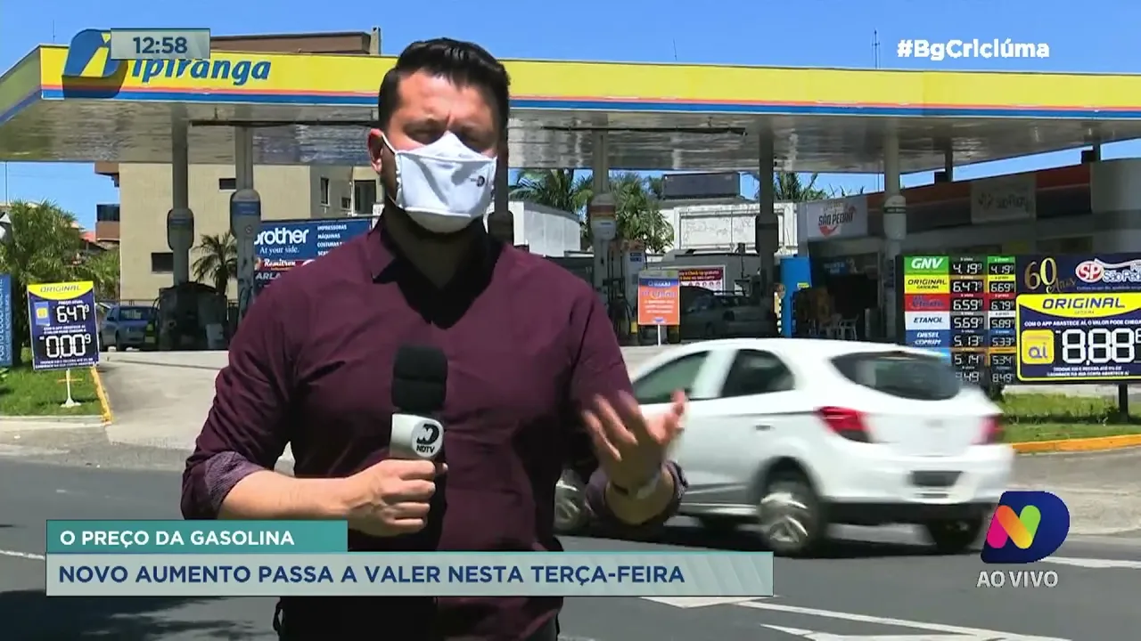 Novo reajuste nos preços dos combustíveis já reflete em aumentos em Criciúma