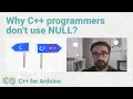 Why C programmers don t use NULL