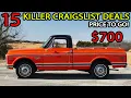 Craigslist Gold 15 Classic Cars for a Huge Price