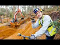 TEST RIDING A WILD NEW FREERIDE JUMP LINE