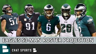 Philadelphia Eagles Roster Projection 53-Man Roster Breakdown Before 2021 NFL Training Camp