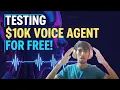 Test Your AI Voice Agent for almost Completely free in Retell